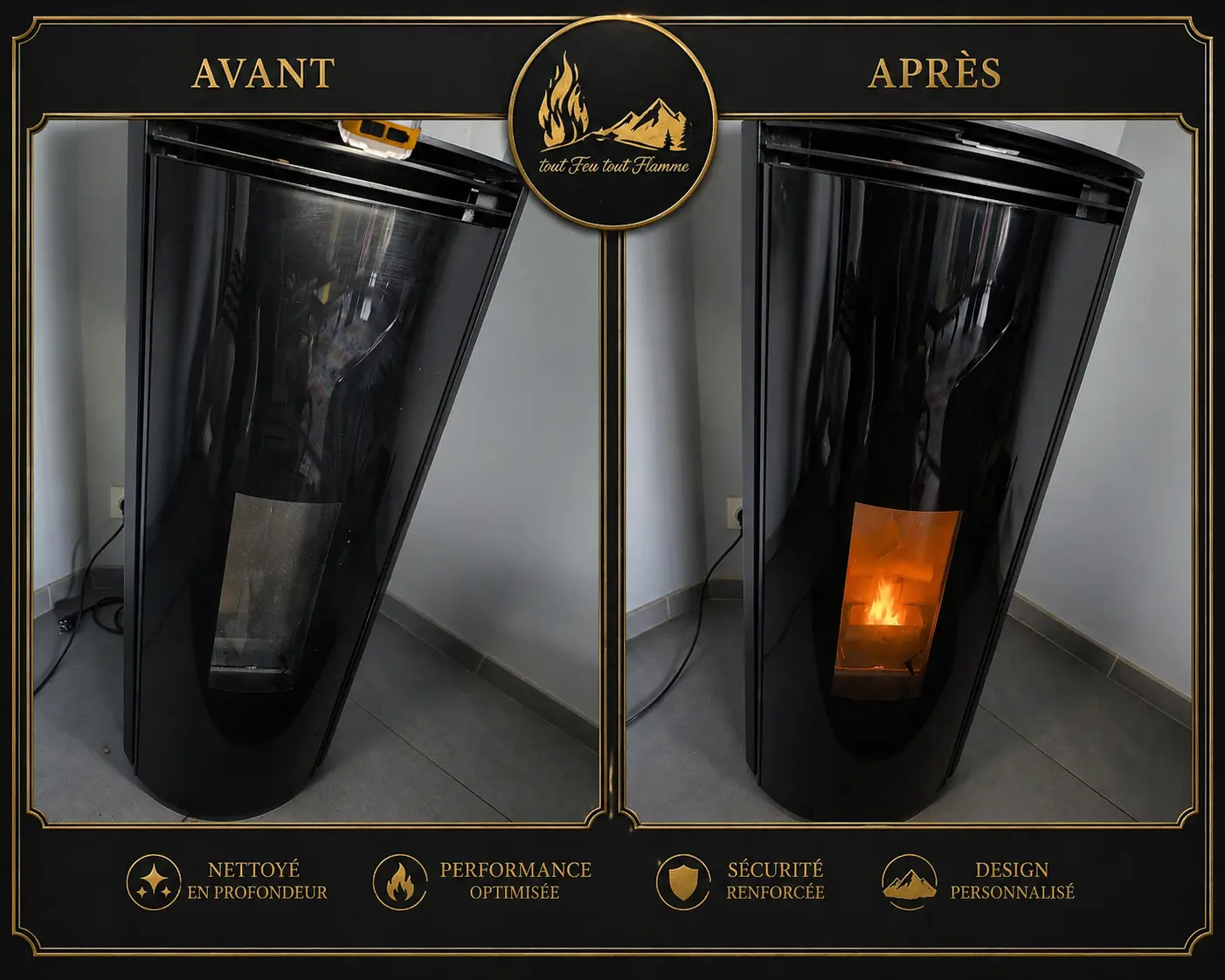 Réalisation poêle à granulés Tout Feu Tout Flamme